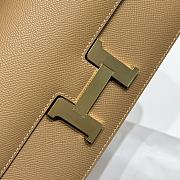 Okify Hermes Constance Elan Bag Beige Gold Hardware 24x12x4cm - 2