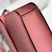 Okify Hermes Constance Elan Bag Pink Gold Hardware 24x12x4cm - 5