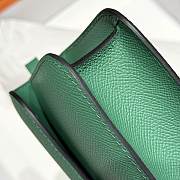Okify Hermes Constance Elan Bag Dark Green Gold Hardware 24x12x4cm - 4