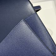Okify Hermes Constance Elan Bag Dark Blue Silver Hardware 24x12x4cm - 2