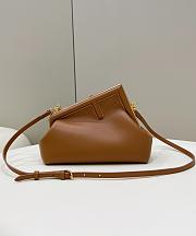 Okify Fendi First Small Bag Brown 26x18x9.5cm - 1