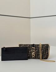 Okify Fendi Fendigraphy Wallet On Chain Bag FF 21x11x4cm - 1