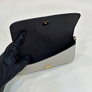 Okify Fendi Fendigraphy Wallet On Chain Bag White 21x11x4cm - 3