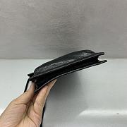 Okify Balenciaga Explorer Pouch With Strap Small Black Cracked Lambskin 19x15.5x4cm - 4