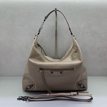 Okify Balenciaga Le City Large Hobo Bag Beige 37x35x11cm