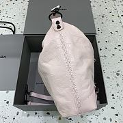 Okify Balenciaga Le City Small Hobo Bag Pink 28x27x10cm - 5
