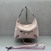 Okify Balenciaga Le City Small Hobo Bag Pink 28x27x10cm - 1