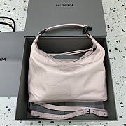 Okify Balenciaga Le City Small Hobo Bag Pink 28x27x10cm - 6
