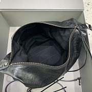 Okify Balenciaga Le City Large Hobo Bag Black 37x35x11cm - 5