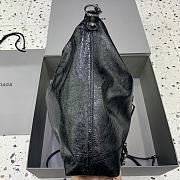 Okify Balenciaga Le City Large Hobo Bag Black 37x35x11cm - 3