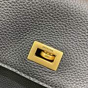 Okify Balenciaga Rodeo Medium Bag Black Lychee Gold Hardware 35x23x11cm - 5