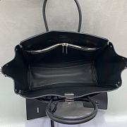 Okify Balenciaga Bel Air Small Bag Black Silver Hardware 30x24x10cm - 5