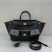Okify Balenciaga Bel Air Small Bag Black Gold Hardware 30x24x10cm - 1