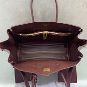 Okify Balenciaga Bel Air Small Bag Red Gold Hardware 30x24x10cm - 6