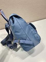 Okify Prada Small Re-Nylon Blue Backpack 1BZ677 28x23.5x12cm - 6