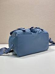 Okify Prada Small Re-Nylon Blue Backpack 1BZ677 28x23.5x12cm - 2