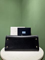 Okify Prada Large Leather Tote Bag Black 1BG571 38x24.5x18cm  - 6