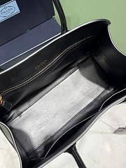 Okify Prada Large Leather Tote Bag Black 1BG571 38x24.5x18cm  - 4