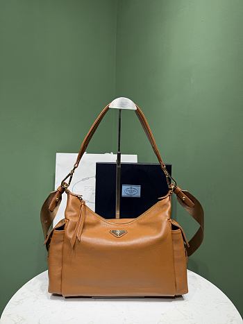 Okify Prada Explore Large Bag Brown Nappa 1BC264 32x22x11.5cm