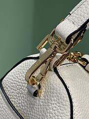 Okify Prada Small Leather Bag White 1BC277 25x15x11cm - 2