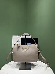 Okify Prada Small Leather Bag Gray 1BC277 25x15x11cm - 1