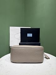 Okify Prada Small Leather Bag Gray 1BC277 25x15x11cm - 4