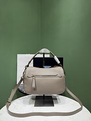 Okify Prada Small Leather Bag Gray 1BC277 25x15x11cm - 3