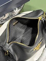 Okify Prada Small Leather Bag Black 1BC277 25x15x11cm - 6