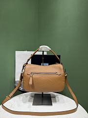 Okify Prada Small Leather Bag Brown 1BC277 25x15x11cm - 6