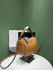 Okify Prada Small Leather Bag Brown 1BC277 25x15x11cm - 5