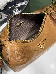 Okify Prada Small Leather Bag Brown 1BC277 25x15x11cm - 3