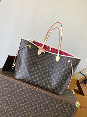 Okify Louis Vuitton Neverfull GM Bag Rose Pink Inside 40x32x19cm - 1