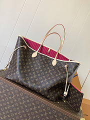 Okify Louis Vuitton Neverfull GM Bag Rose Pink Inside 40x32x19cm - 3