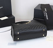 Okify YSL Monogramme Bag Black Gold Hardware 35x25x9.5cm - 6