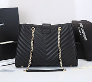 Okify YSL Monogramme Bag Black Gold Hardware 35x25x9.5cm - 3
