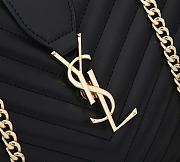 Okify YSL Monogramme Bag Black Gold Hardware 35x25x9.5cm - 2