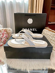 Okify CC Raffia White Women Slides - 5