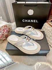 Okify CC Raffia White Women Slides - 3