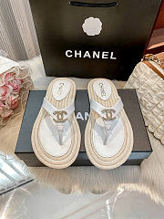 Okify CC Raffia White Women Slides - 1