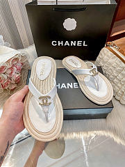 Okify CC Raffia White Women Slides - 2