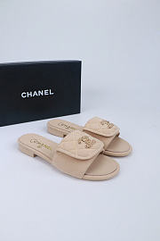 Okify CC 26C Beige Women Slides - 3