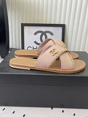 Okify CC Brown And Pink Women Slides - 2