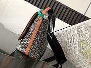 Okify Goyard Capetien MM Messenger Bag Black And Brown 39x26x13cm - 6