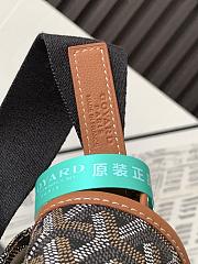 Okify Goyard Capetien MM Messenger Bag Black And Brown 39x26x13cm - 2