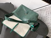 Okify Goyard Capetien MM Messenger Bag Green 39x26x13cm - 5