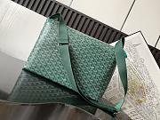 Okify Goyard Capetien MM Messenger Bag Green 39x26x13cm - 3