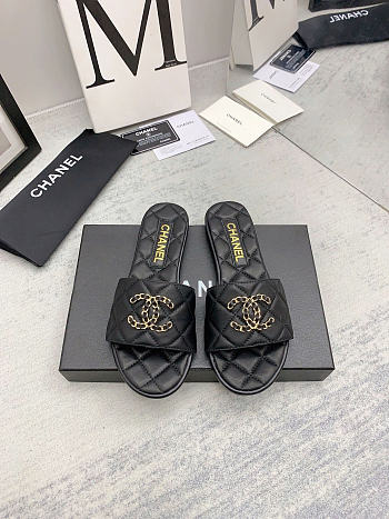 Okify CC Black Women Slides 29098