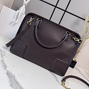 Okify Loewe Amazona 180 Bag Dark Brown 34.5x27x14cm - 3