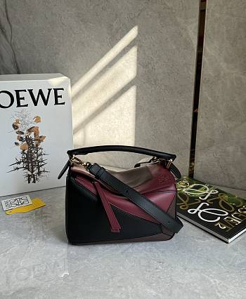 Okify Loewe Puzzle Small Bag Multicolor Nappa Calfskin 24x14x10cm 29104 