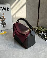 Okify Loewe Puzzle Small Bag Multicolor Nappa Calfskin 24x14x10cm 29104  - 4